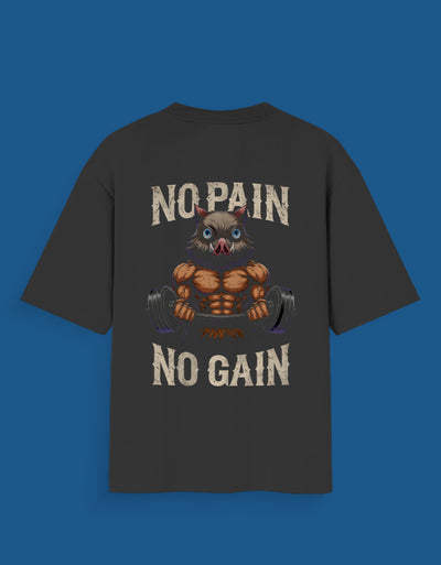 Inosuke No Pain - Custom Unisex Oversized T-Shirt