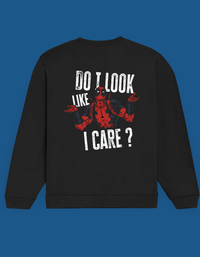 Deadpool Cares - Custom Unisex Sweatshirt