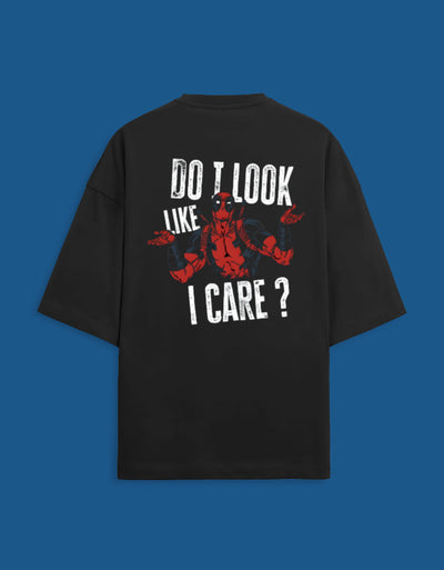Deadpool Cares - Custom Unisex Terry Oversized