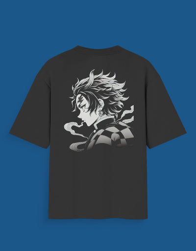 Tanjiro Water Breath - Custom Unisex Oversized T-Shirt