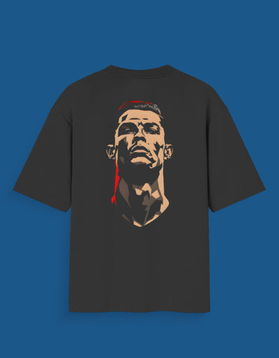 Ronaldo Head High - Custom Unisex Oversized T-Shirt