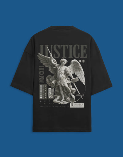 Justice - Custom Unisex Terry Oversized T-shirt