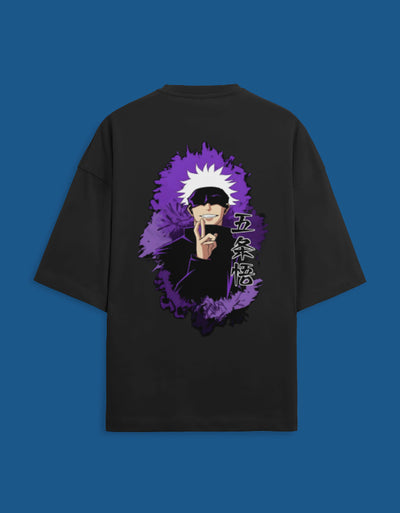 Gojo Satoru - Custom Unisex Terry Oversized T-shirt