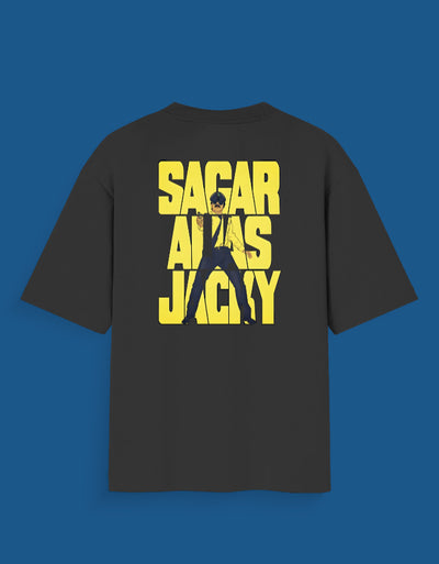 Sagar Alias Jacky - Custom Unisex Oversized T-Shirt