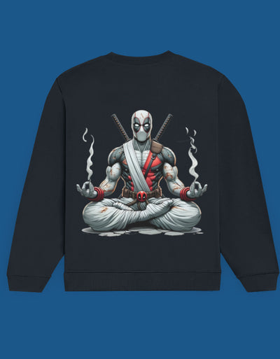Deadpool Meditates - Custom Unisex Sweatshirt