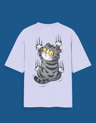 Cat Scratchpad - Custom Unisex Oversized T-Shirt