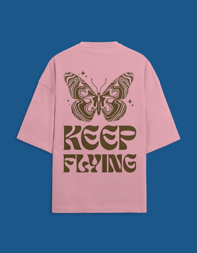 Keep Flying - Custom Unisex Terry Oversized T-shirt