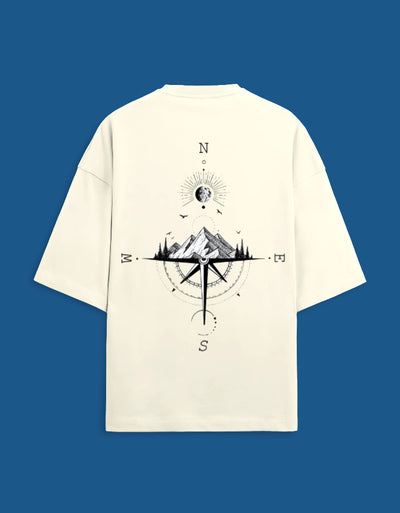 Nautical Star - Custom Unisex Terry Oversized T-shirt