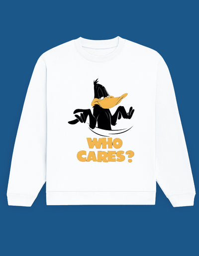Who Cares? Daffy Duck - Custom Unisex Sweatshirt