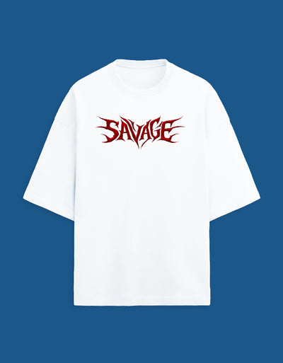 Savage - Custom Unisex Terry Oversized T-shirt