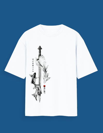 Koi Katana - Custom Unisex Oversized T-Shirt
