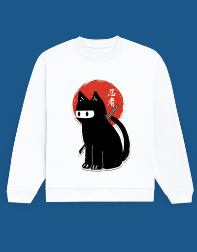 Ninja Cat - Custom Unisex Sweatshirt