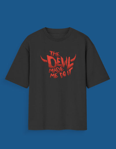 Devil Made - Custom Unisex Oversized T-Shirt
