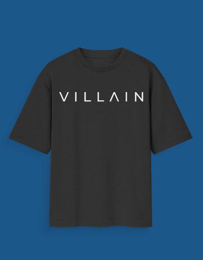 Villain - Custom Unisex Oversized T-Shirt