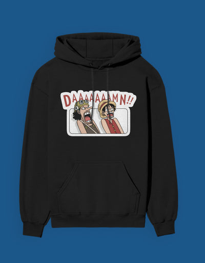 Daaaamn Luffy!! - Custom Unisex Classic Hoodie