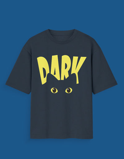 Dark Cat - Custom Unisex Oversized T-Shirt