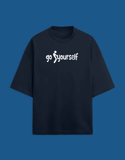 Go Yourself - Custom Unisex Terry Oversized T-shirt