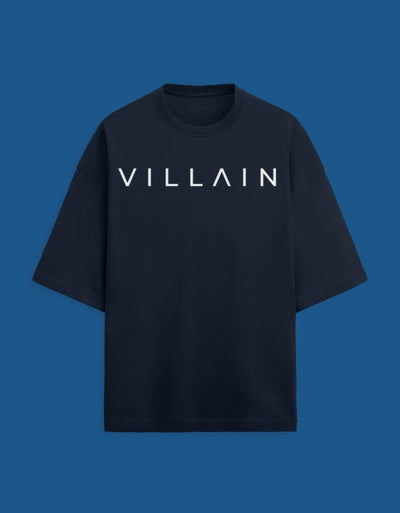 Villain - Custom Unisex Terry Oversized T-shirt