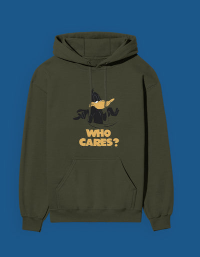 Who Cares? Daffy Duck - Custom Unisex Classic Hoodie