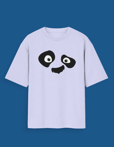 Confused Panda - Custom Unisex Oversized T-Shirt