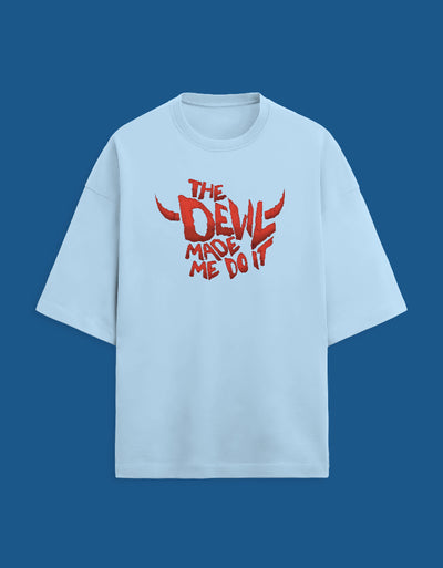 Devil Made - Custom Unisex Terry Oversized T-shirt