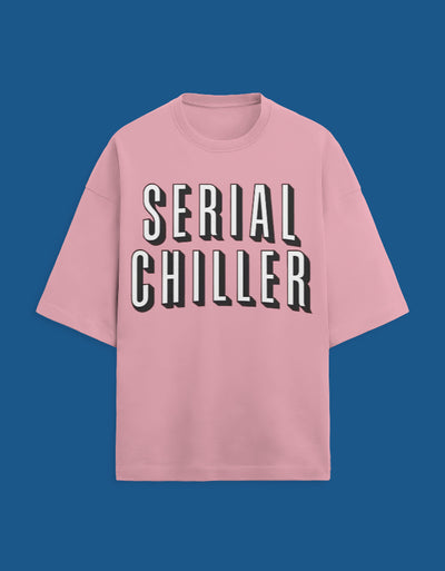 Serial Chiller - Custom Unisex Terry Oversized T-shirt