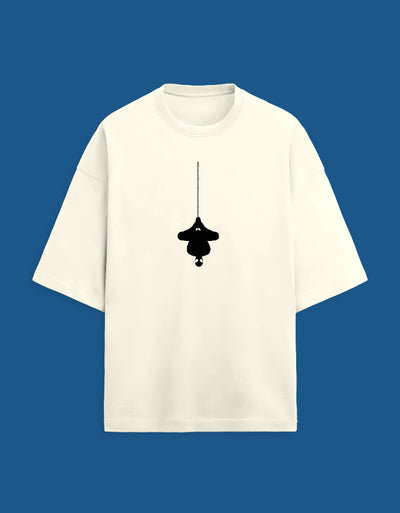 Spiderman Hang - Custom Unisex Terry Oversized T-shirt