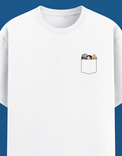 Demon Slayer Pocket - Custom Unisex Classic T-Shirt