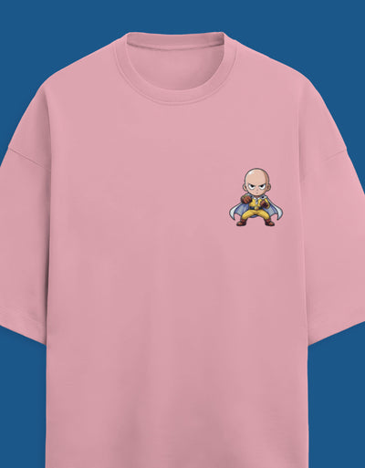 Saitama Pocket - Custom Unisex Terry Oversized T-shirt
